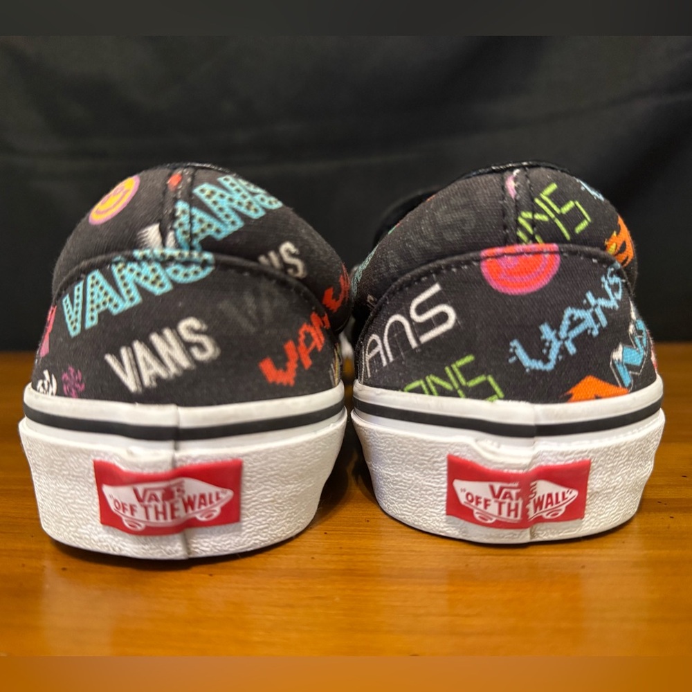 Vans Classic Slip-On Disruptive Men's Size 9.5 Women's Size 11 Sneakers Black - Picture 8 of 13